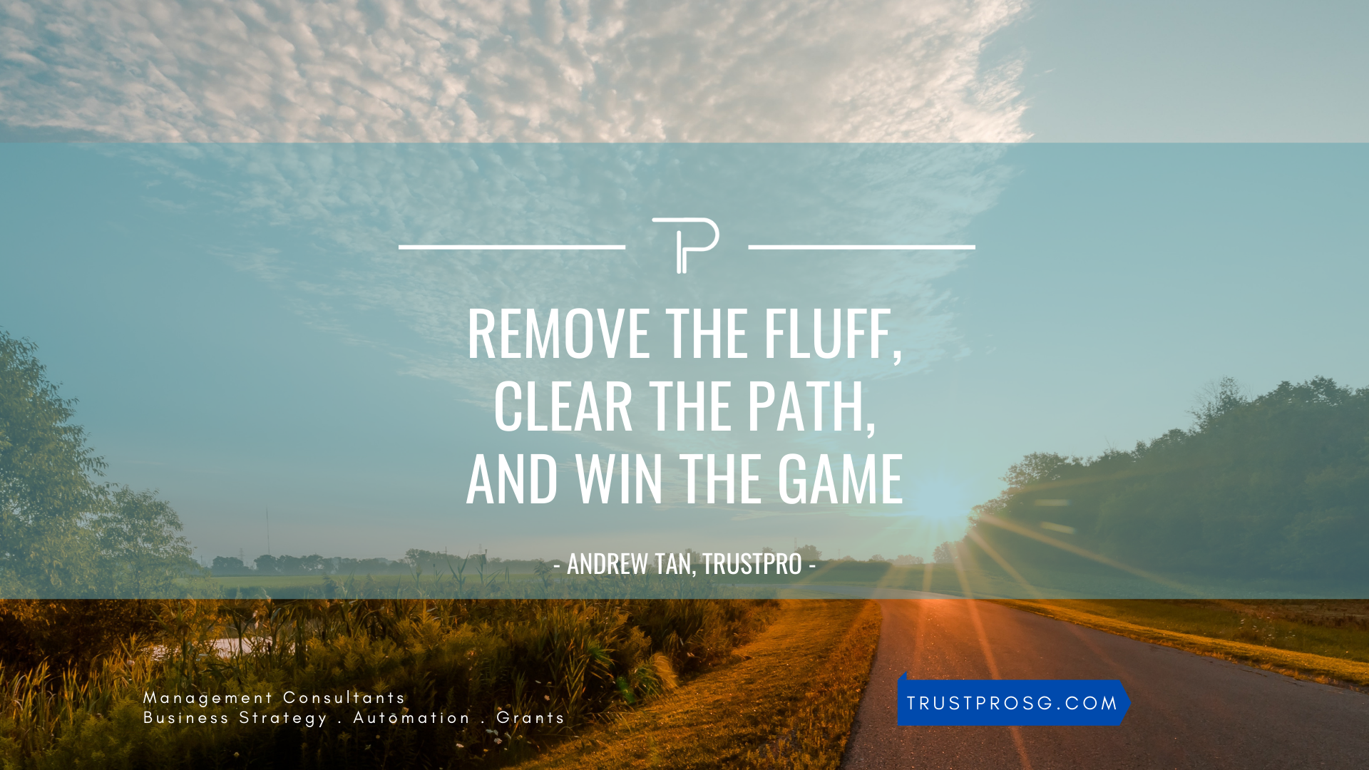 TrustPro Win the Game - TrustPro - Clear the Path For Success